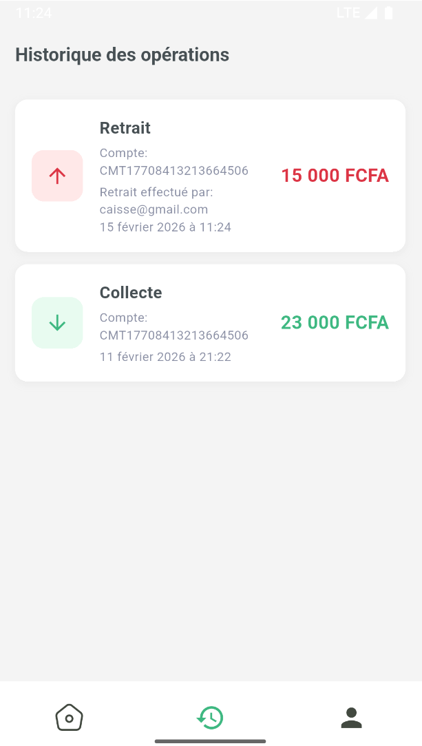 Historique des opérations (compte)